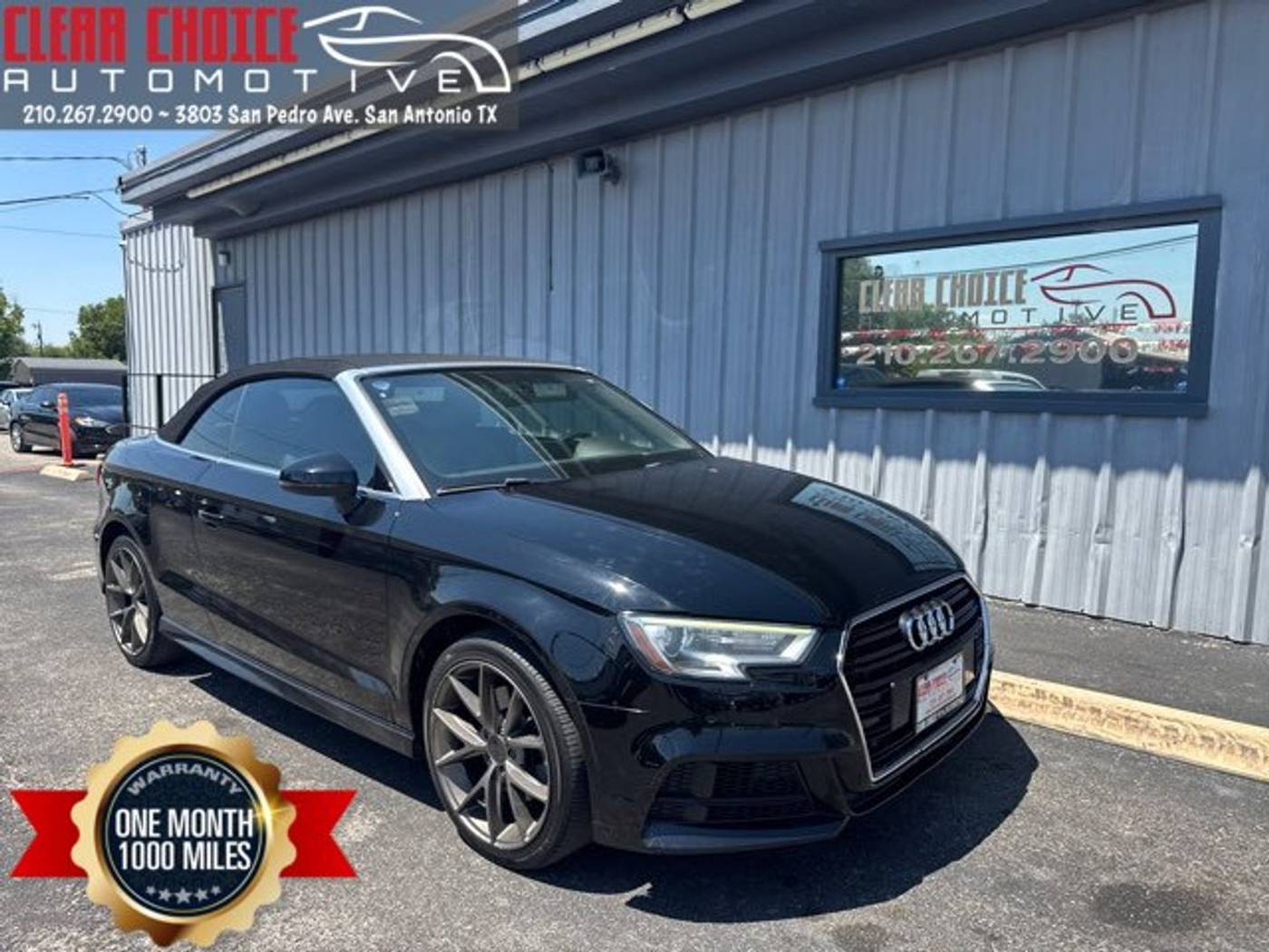 2018 Audi A3 Premium Plus — Convertible — 64,743 mi — San Antonio, TX