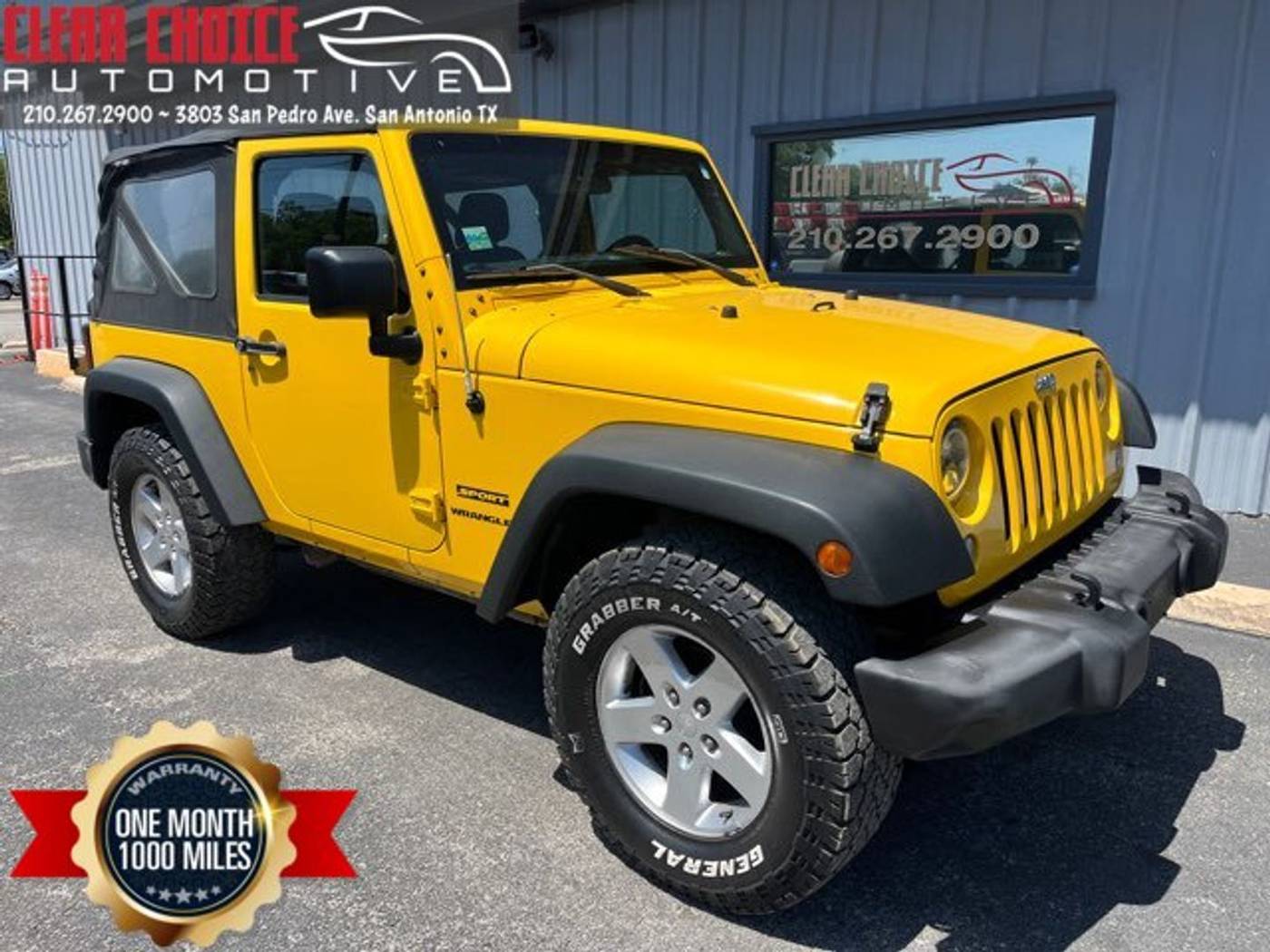 2015 Jeep Wrangler Sport — SUV — 90,479 mi — San Antonio, TX