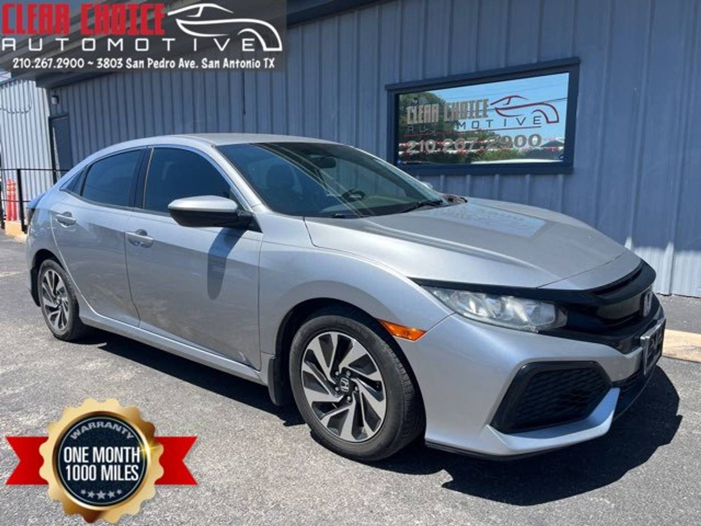 2017 Honda Civic LX — Hatchback — 131,796 mi — San Antonio, TX
