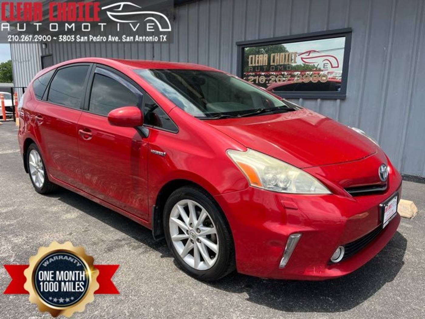 2014 Toyota Prius v Two — Wagon — 173,482 mi — San Antonio, TX