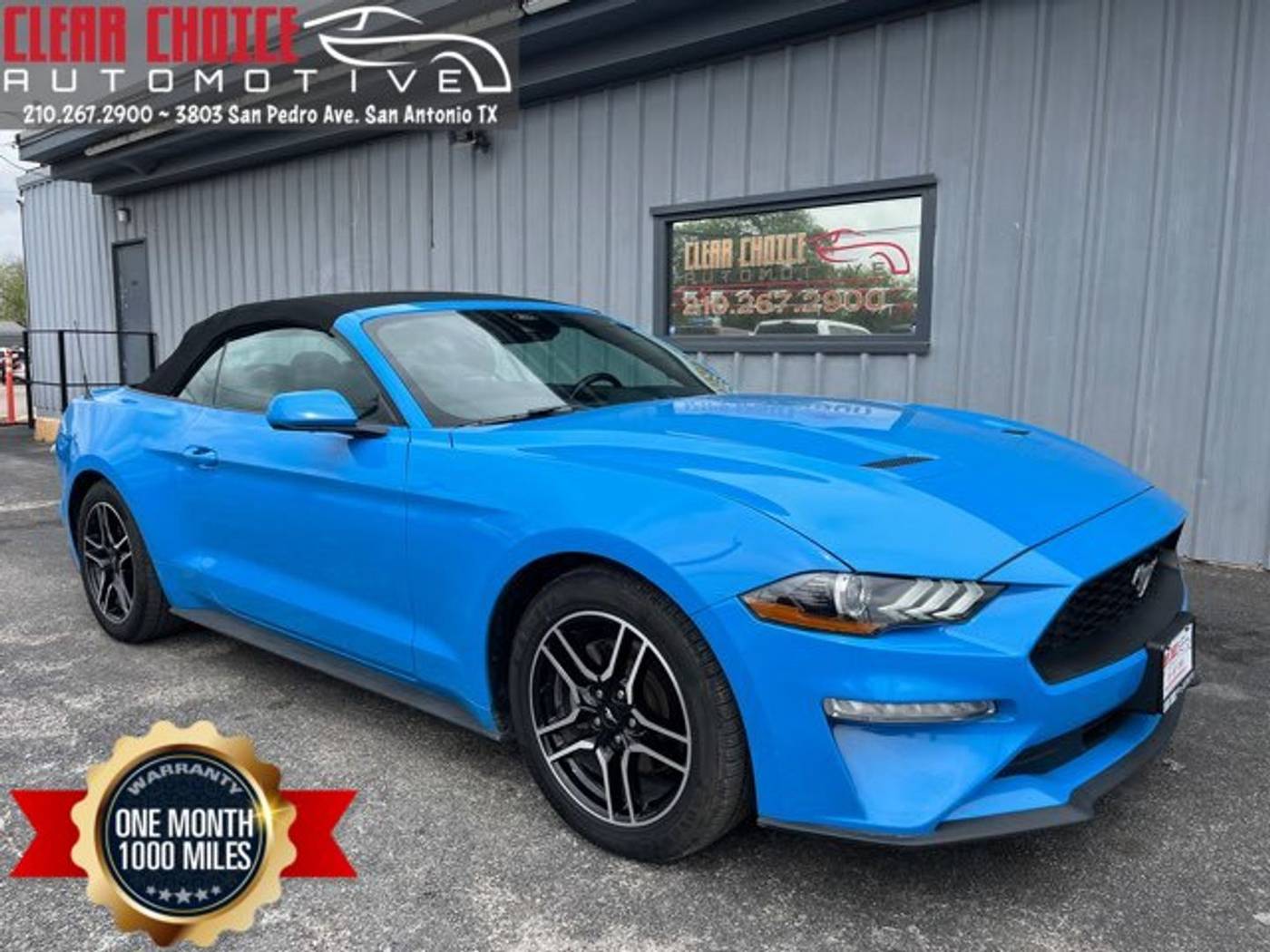 2022 Ford Mustang EcoBoost Premium — Convertible — 56,515 mi — San Antonio, TX