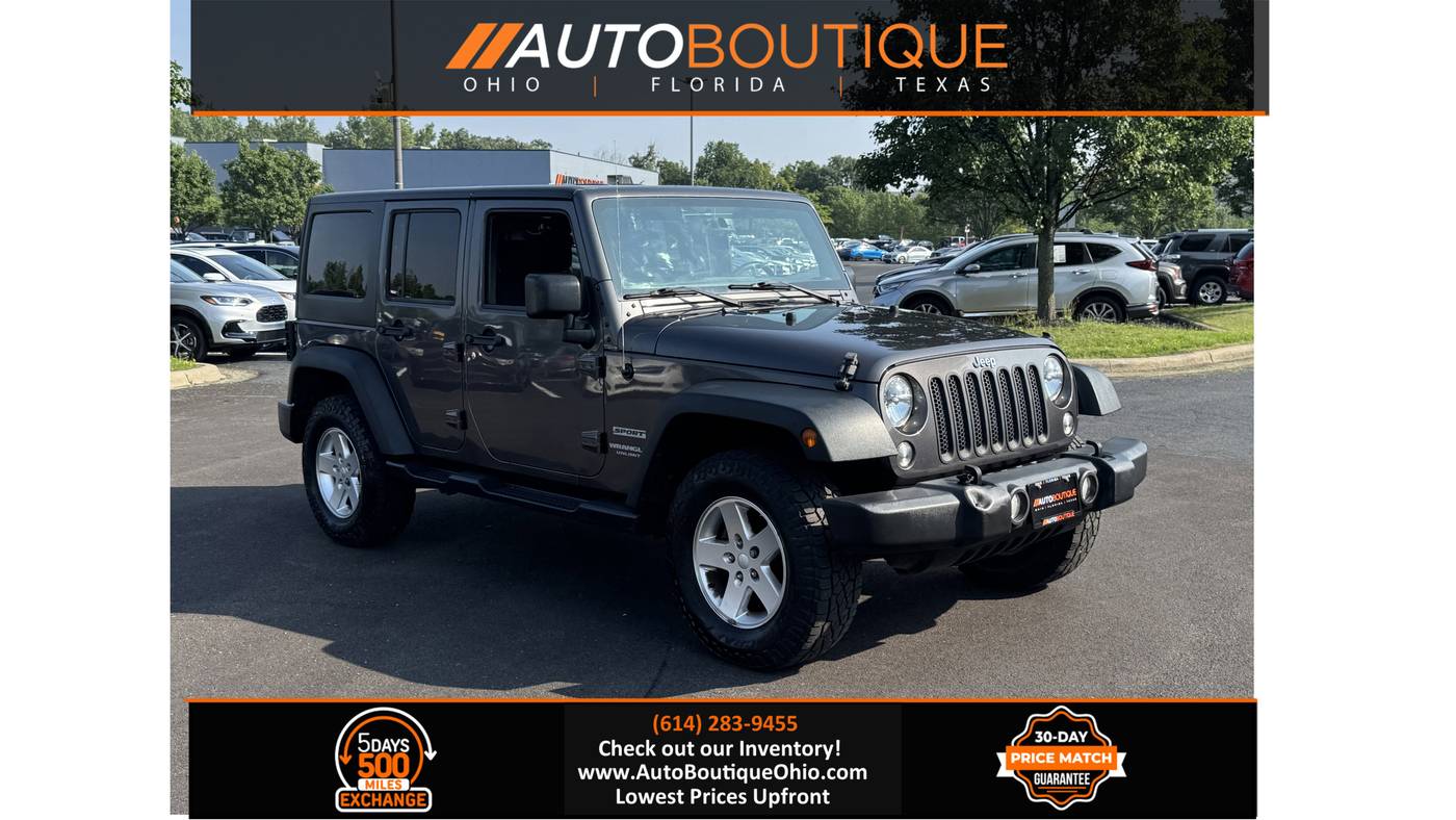 2016 Jeep Wrangler Sport — SUV — 98,987 mi — Columbus, OH