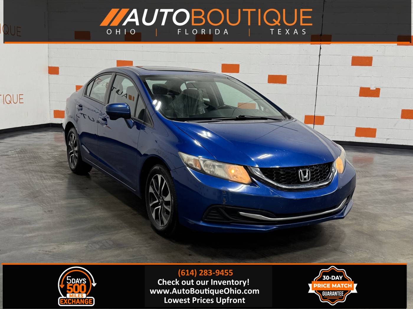 2015 Honda Civic EX — Sedan — 120,396 mi — Columbus, OH