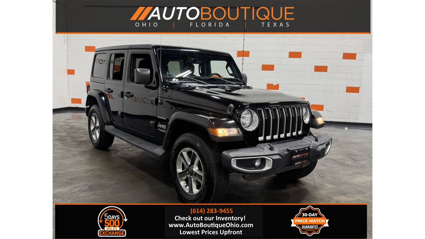 2019 Jeep Wrangler Sahara — SUV — 58,175 mi — Columbus, OH
