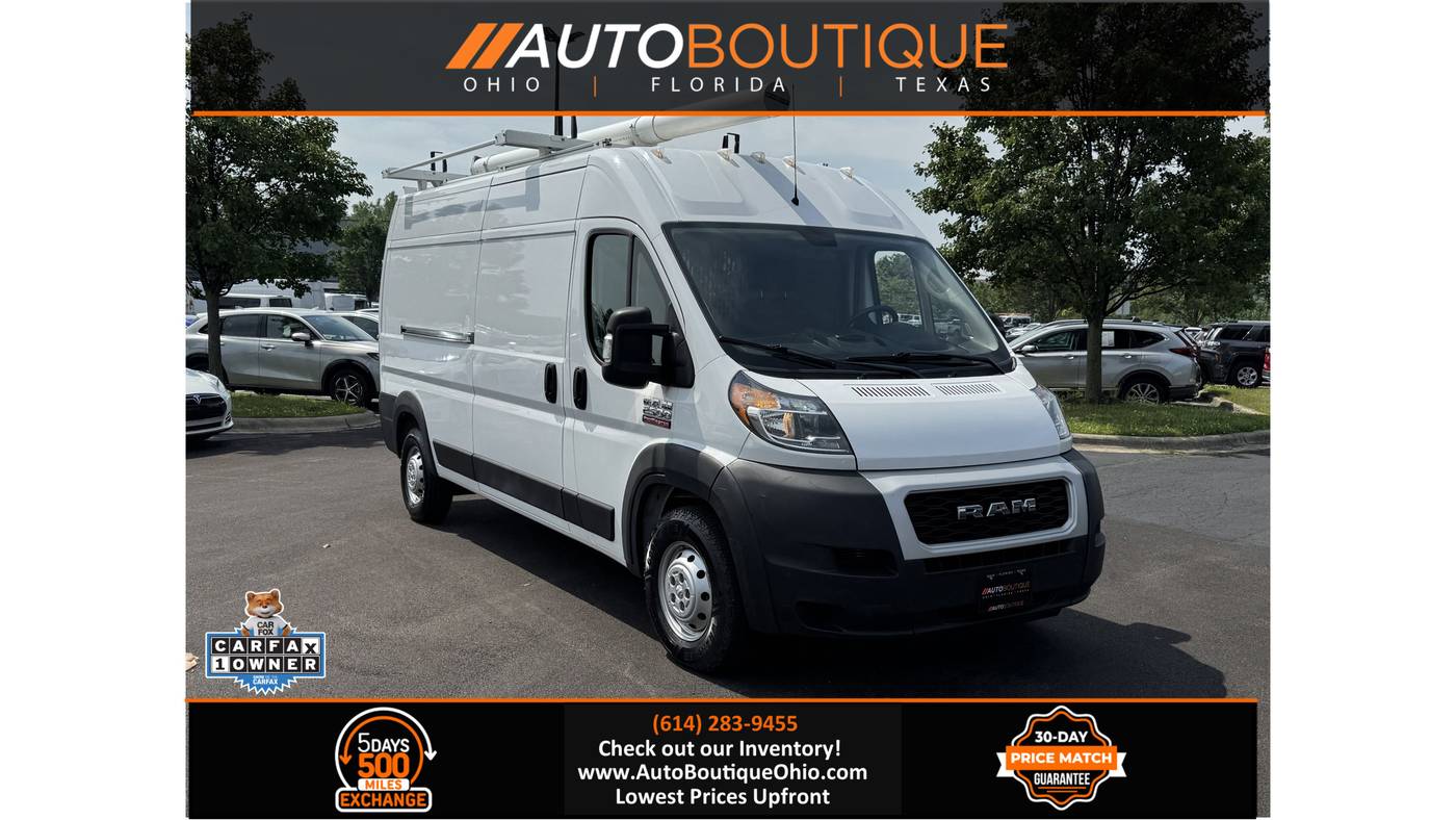 2021 Ram ProMaster Cargo Van 2500 — Cargo Van — 66,315 mi — Columbus, OH