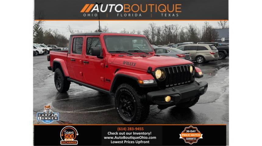 2021 Jeep Gladiator Willys — Pickup Truck — 47,167 mi — Columbus, OH