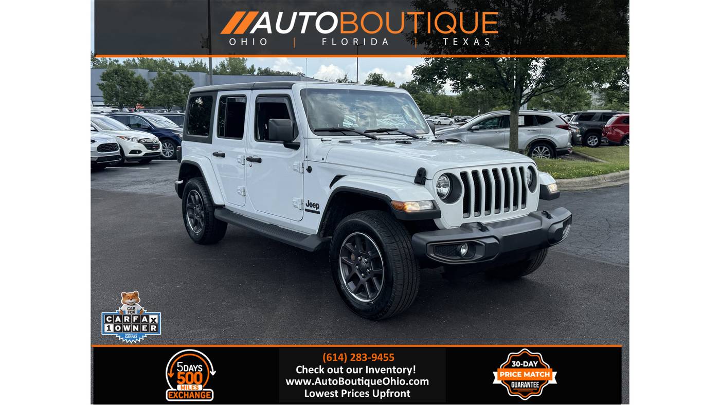 2021 Jeep Wrangler 80th Anniversary — SUV — 63,259 mi — Columbus, OH