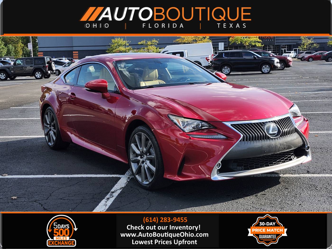 2015 Lexus RC RC 350 — Coupe — 122,705 mi — Columbus, OH
