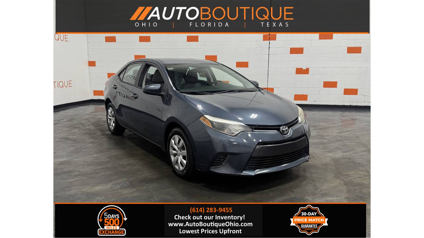 2015 Toyota Corolla LE — Sedan — 74,318 mi — Columbus, OH