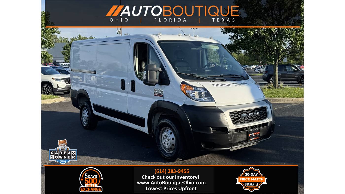 2019 Ram ProMaster Cargo Van 1500 — Cargo Van — 104,921 mi — Columbus, OH