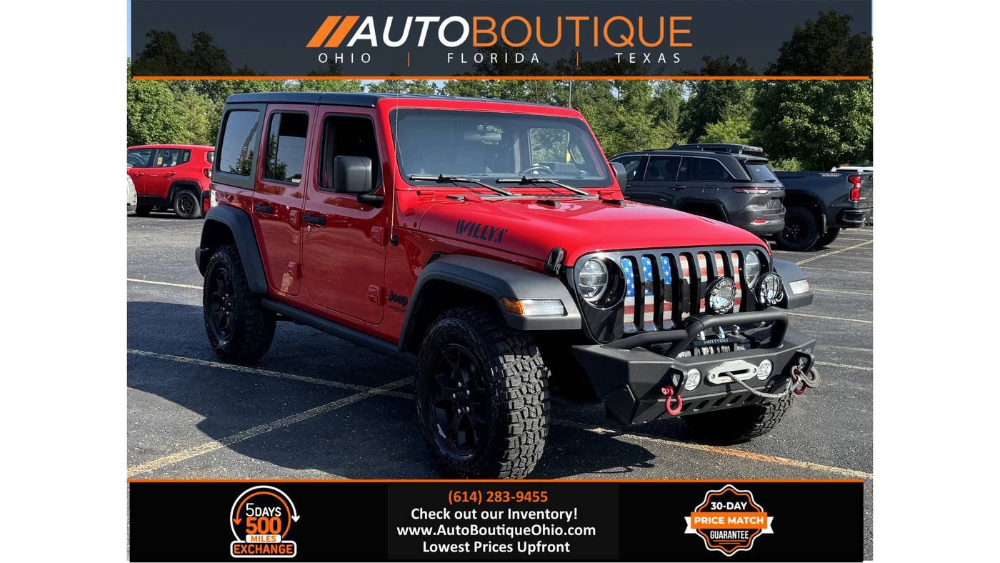 2021 Jeep Wrangler Willys — SUV — 99,368 mi — Columbus, OH