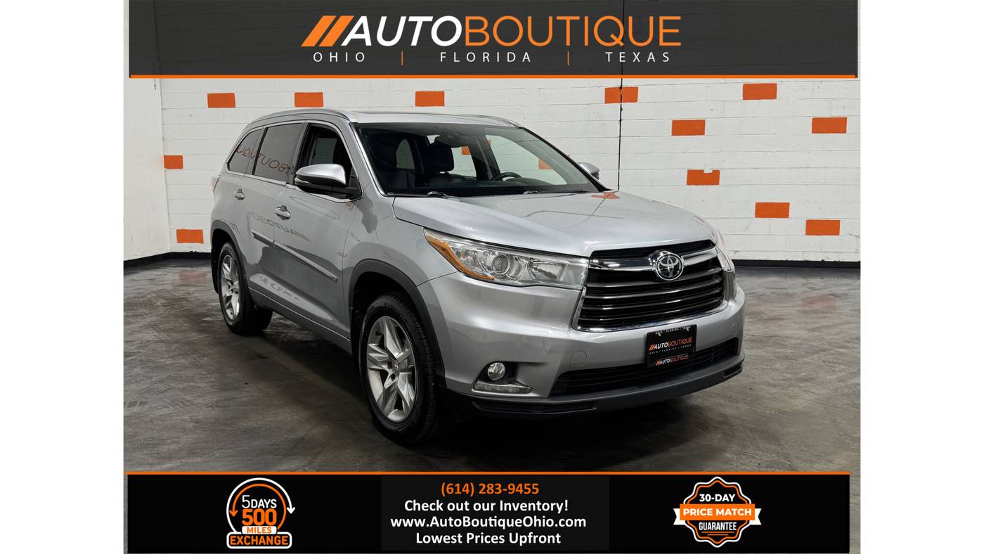 2015 Toyota Highlander Limited — SUV — 50,919 mi — Columbus, OH