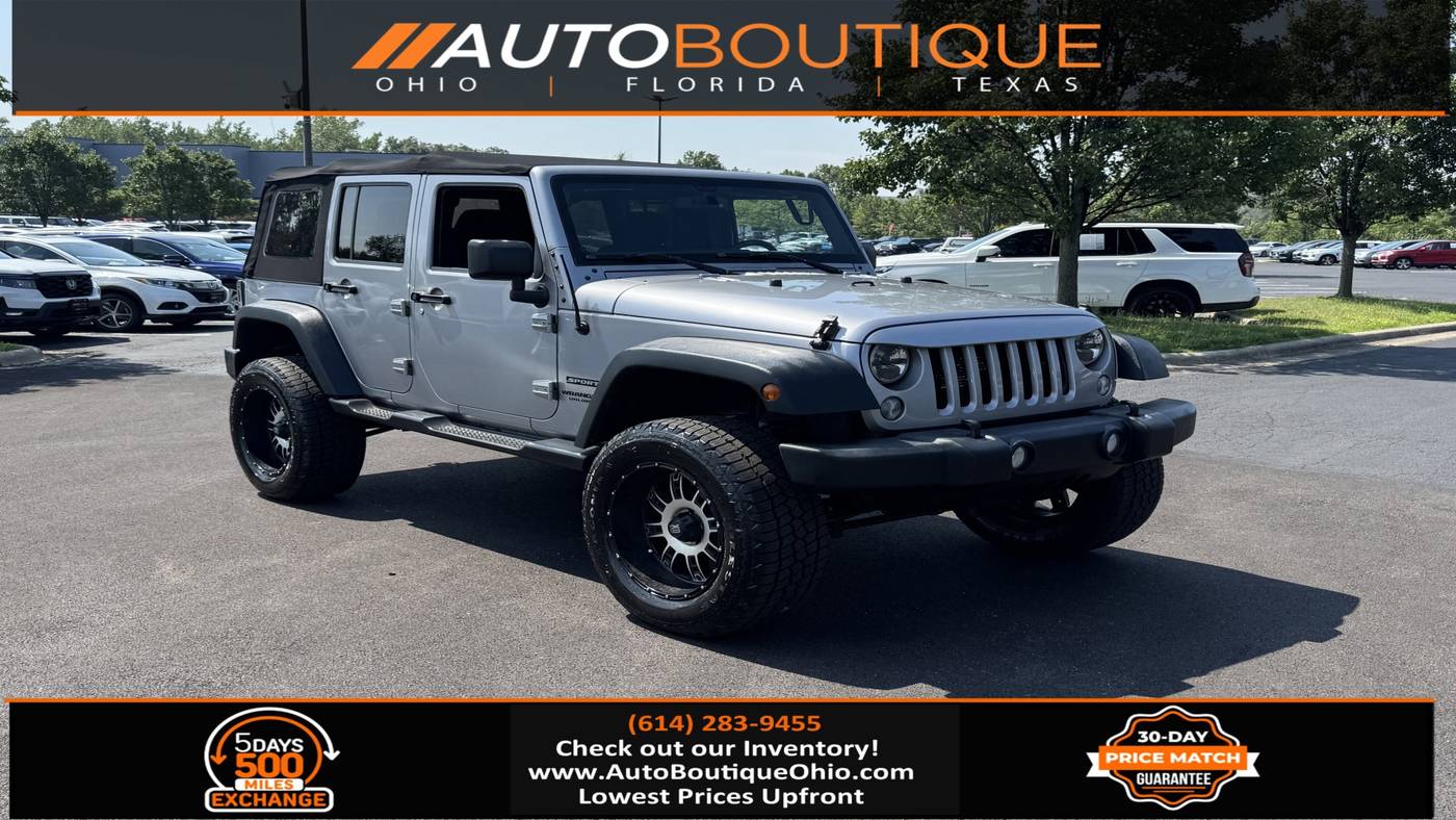 2016 Jeep Wrangler Sport — SUV — 76,760 mi — Columbus, OH