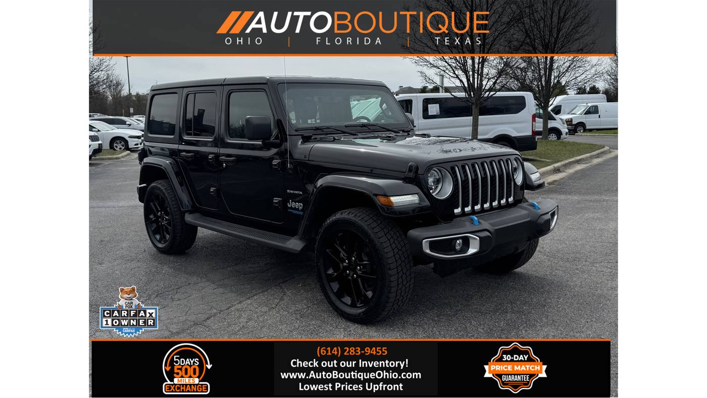 2022 Jeep Wrangler Sahara 4xe — SUV — 37,387 mi — Columbus, OH
