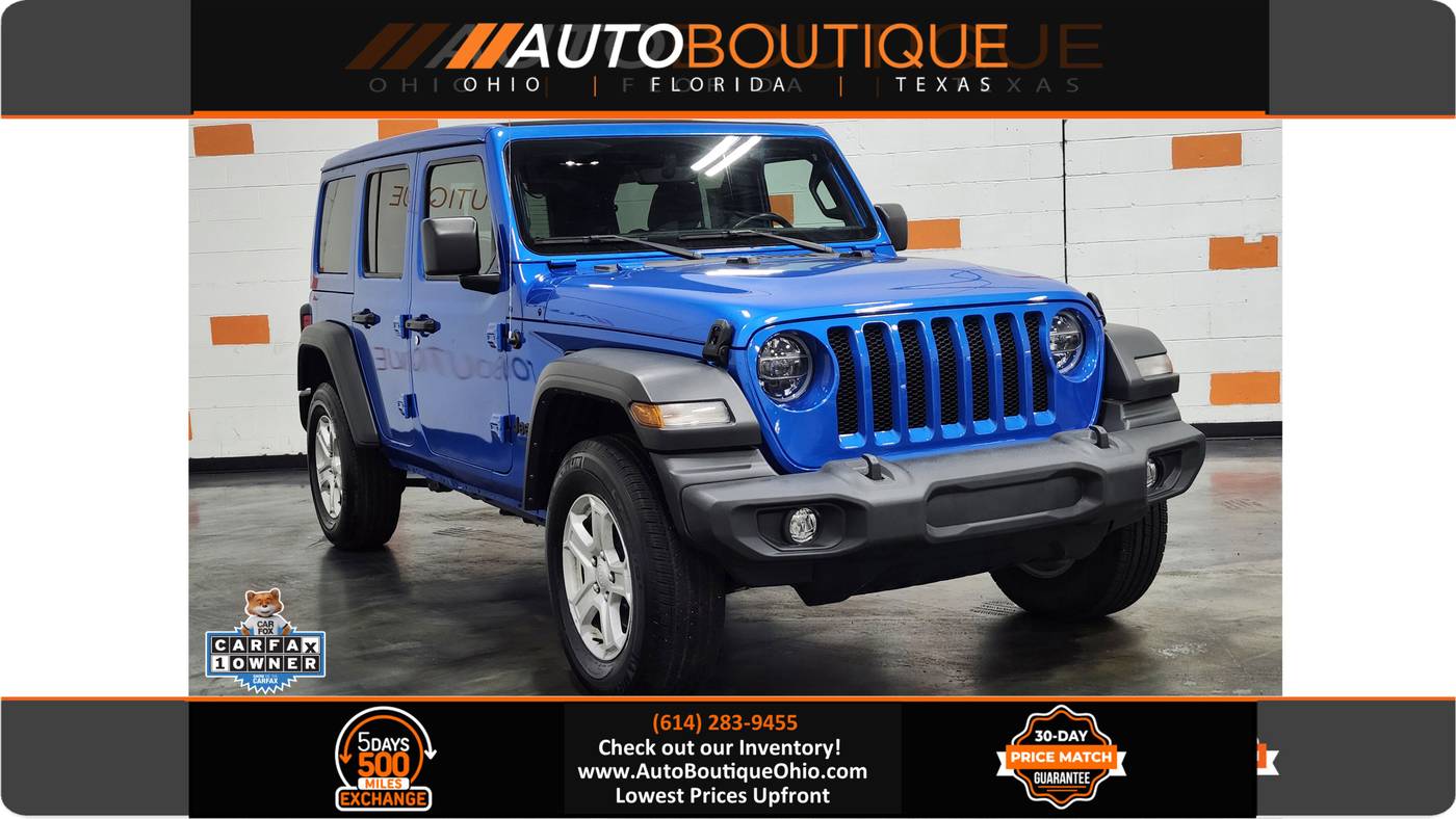 2022 Jeep Wrangler Sport S — SUV — 18,382 mi — Columbus, OH