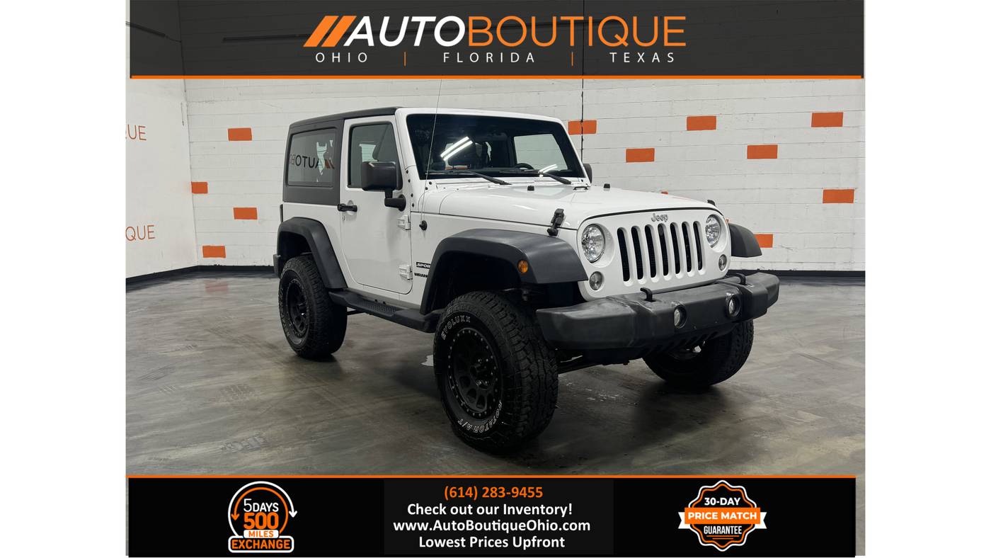 2017 Jeep Wrangler Sport — SUV — 80,106 mi — Columbus, OH