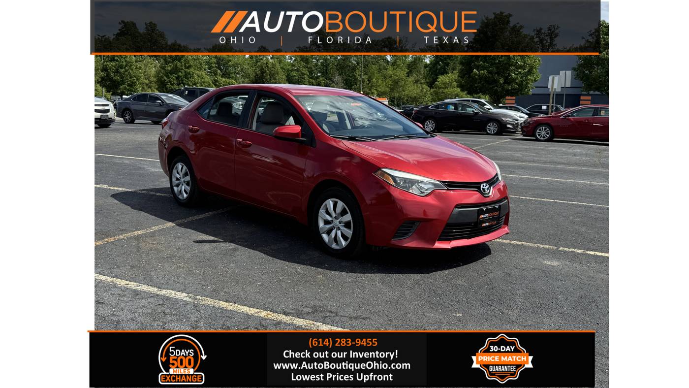 2016 Toyota Corolla LE — Sedan — 107,506 mi — Columbus, OH
