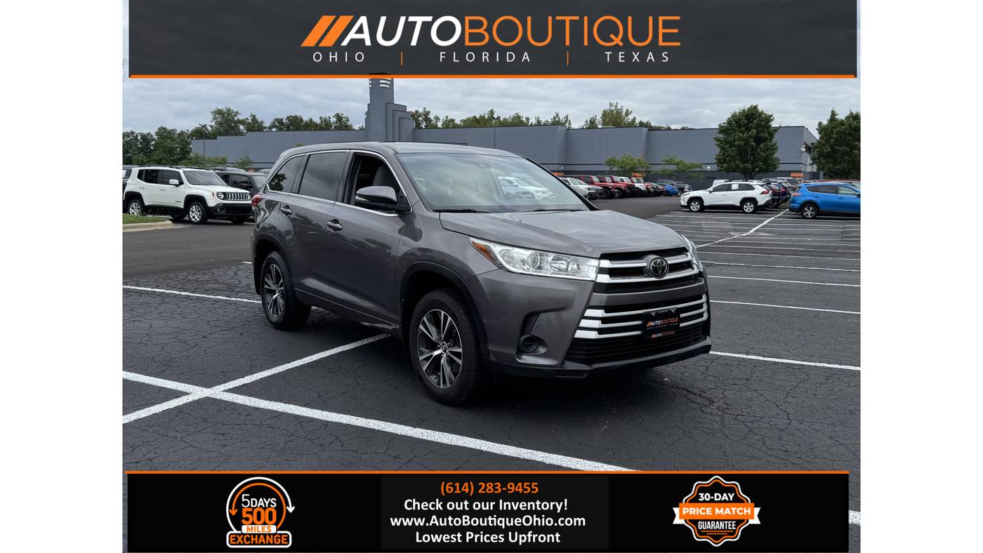 2018 Toyota Highlander LE V6 — SUV — 72,743 mi — Columbus, OH