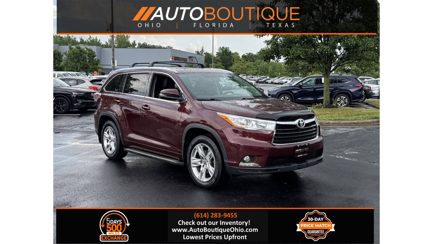 2016 Toyota Highlander Limited — SUV — 84,526 mi — Columbus, OH