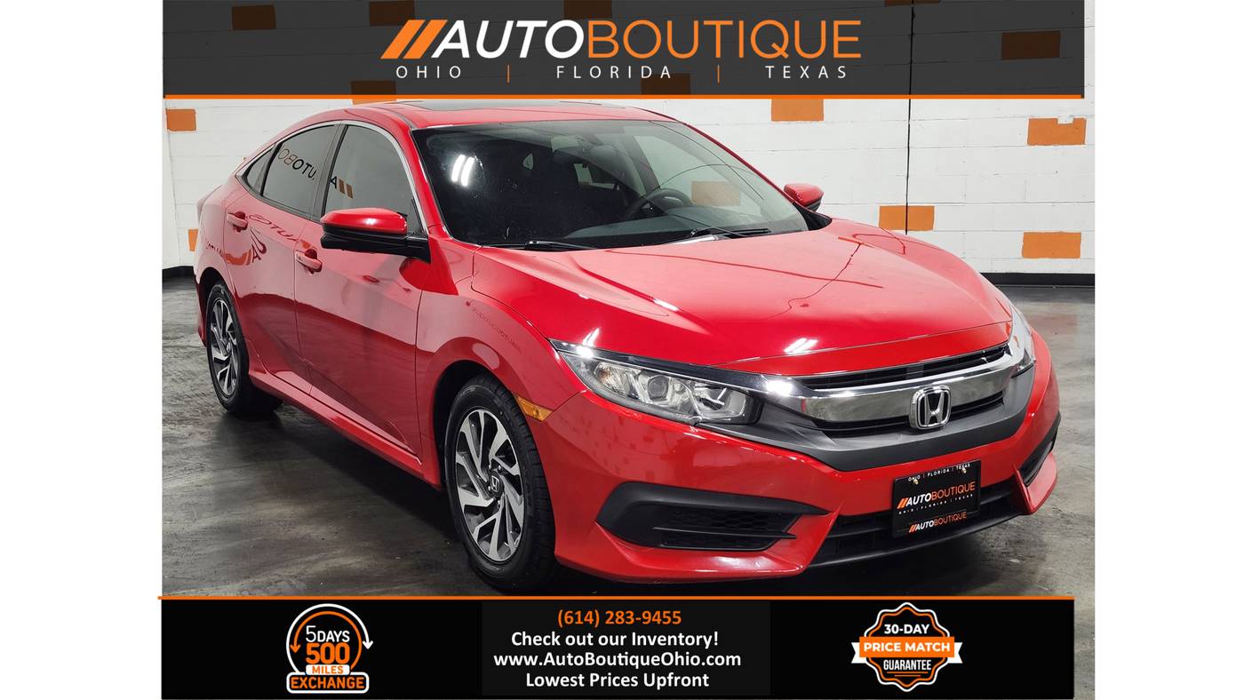2016 Honda Civic EX — Sedan — 73,343 mi — Columbus, OH