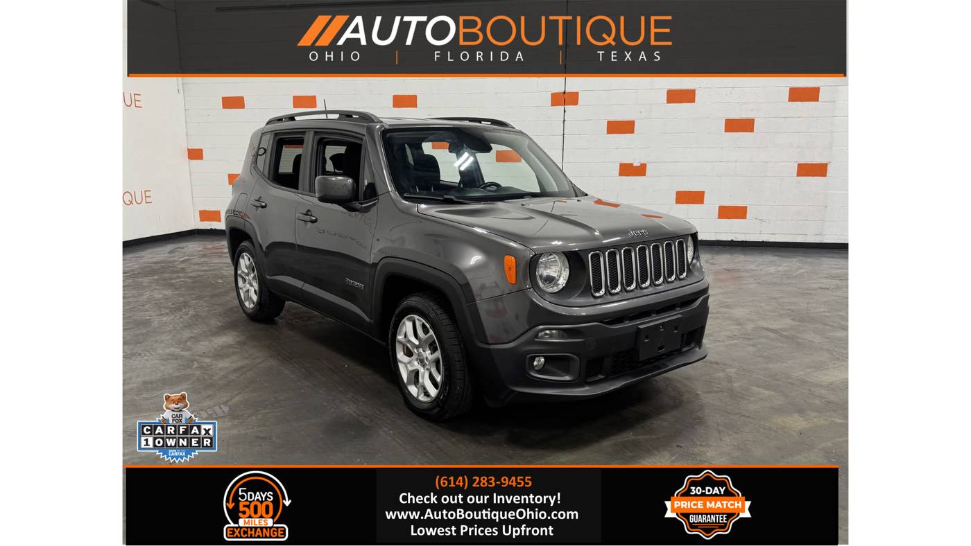 2018 Jeep Renegade Latitude — SUV — 63,198 mi — Columbus, OH