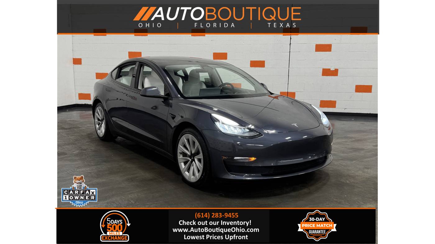 2021 Tesla Model 3 Long Range — Sedan — 62,750 mi — Columbus, OH