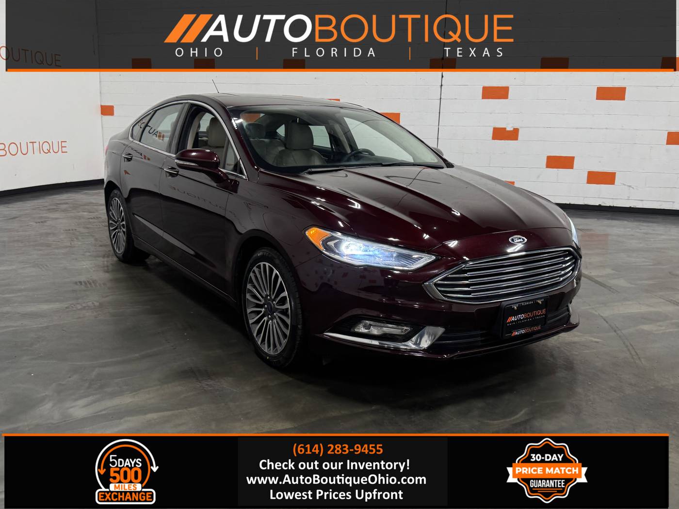 2017 Ford Fusion Titanium — Sedan — 91,769 mi — Columbus, OH