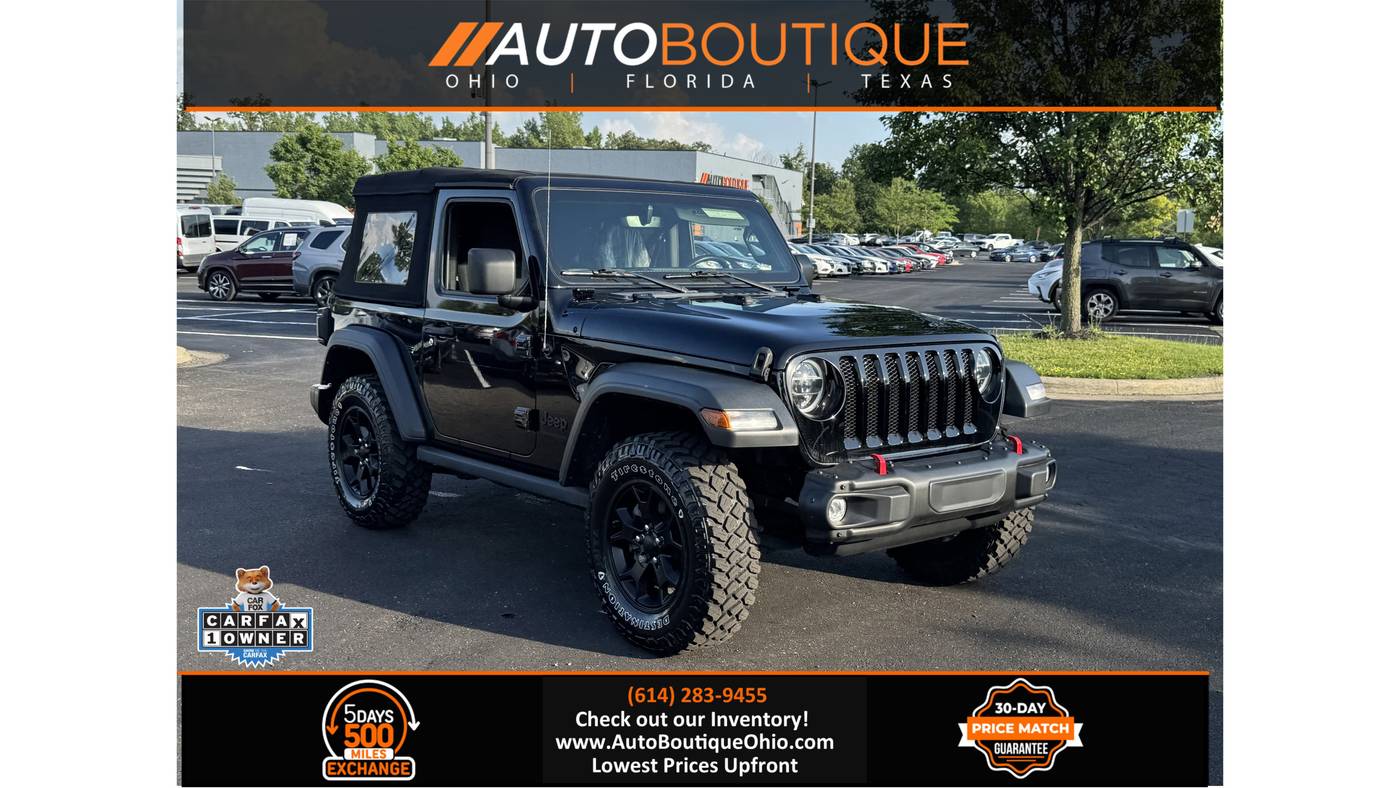 2021 Jeep Wrangler Willys — SUV — 20,034 mi — Columbus, OH