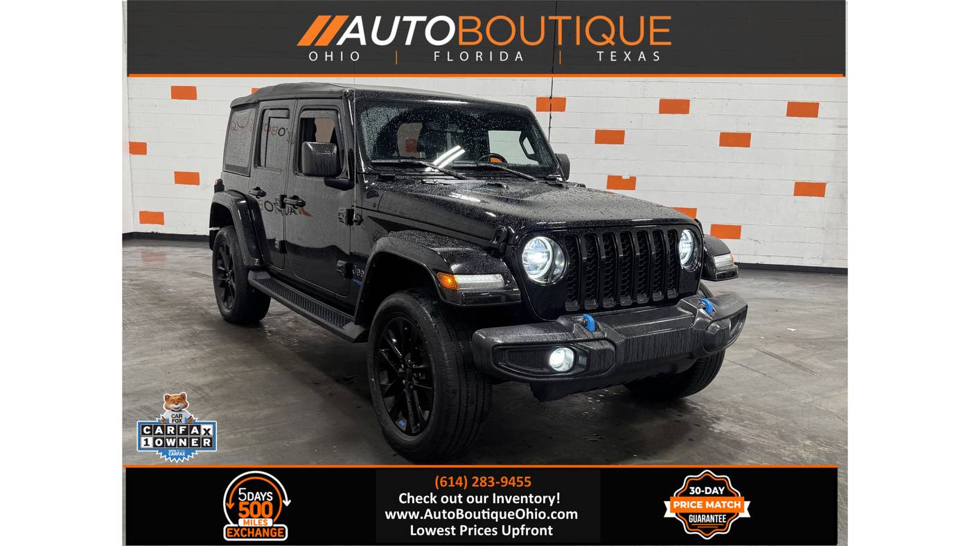 2022 Jeep Wrangler Sahara 4xe — SUV — 51,545 mi — Columbus, OH