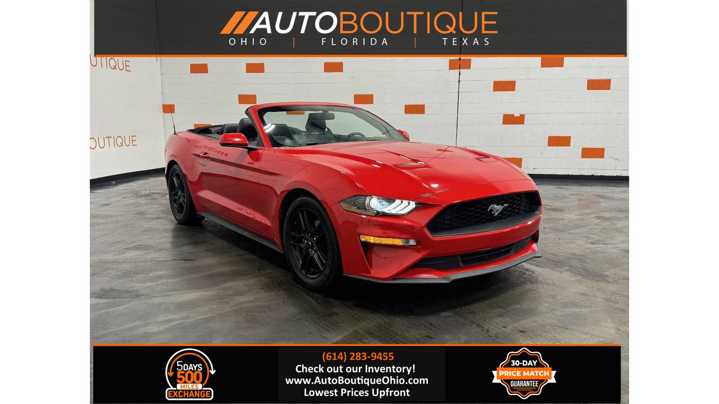2018 Ford Mustang EcoBoost Premium — Convertible — 38,943 mi — Columbus, OH