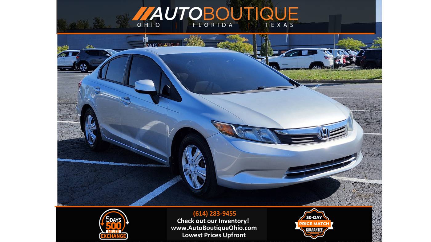2012 Honda Civic LX — Sedan — 133,195 mi — Columbus, OH