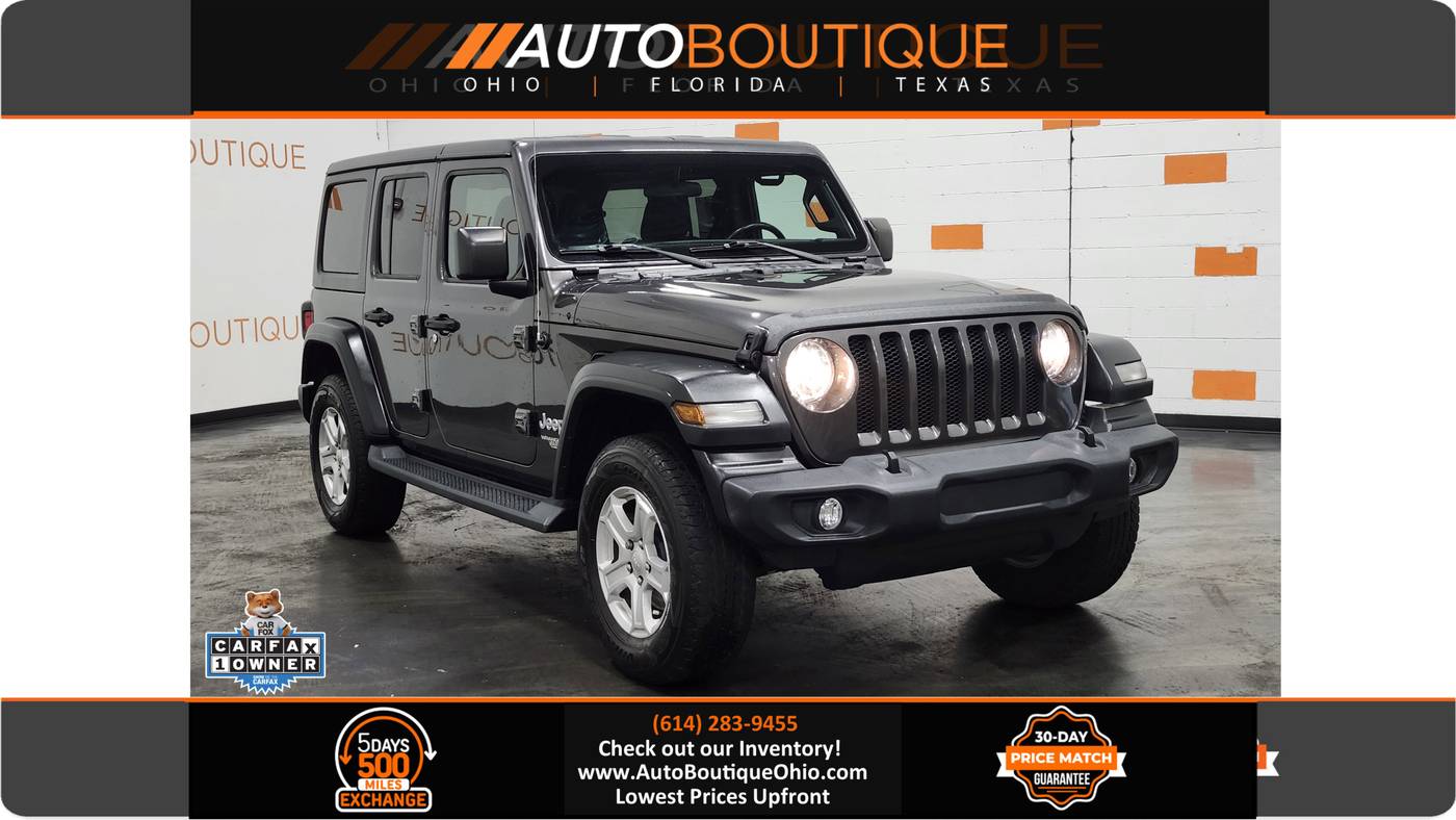 2020 Jeep Wrangler Sport S — SUV — 36,193 mi — Columbus, OH