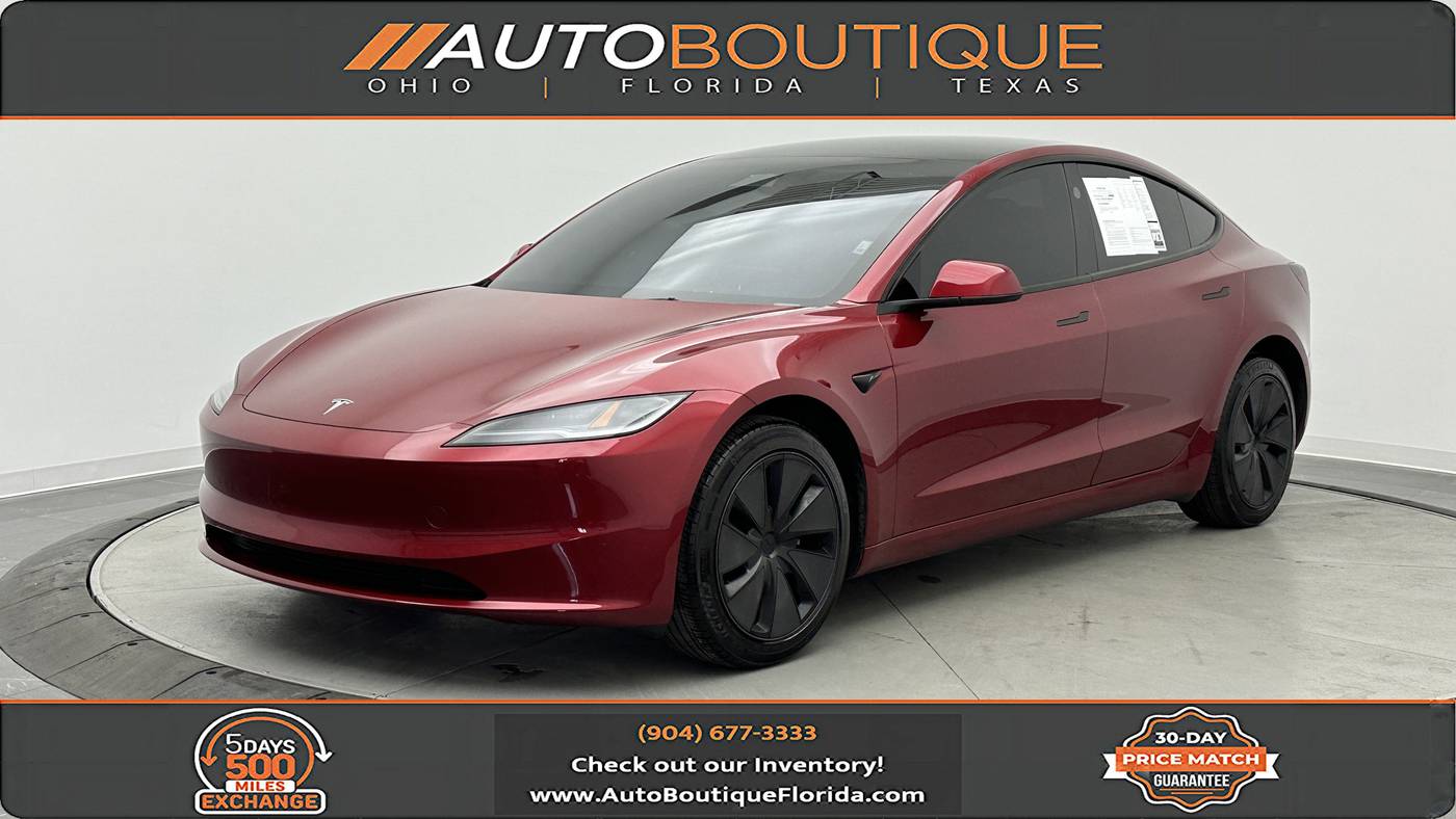 2025 Tesla Model 3 Long Range — Sedan — 14,454 mi — Jacksonville, FL
