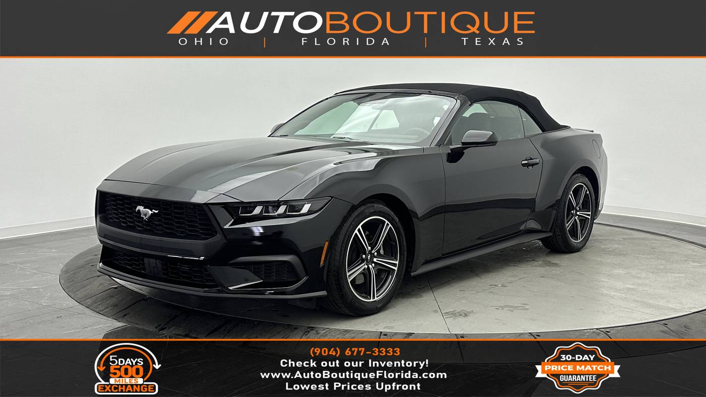 2025 Ford Mustang EcoBoost — Convertible — 3,703 mi — Jacksonville, FL