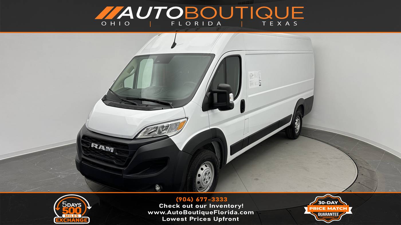 2023 Ram ProMaster Cargo Van 3500 — Cargo Van — 1,617 mi — Jacksonville, FL