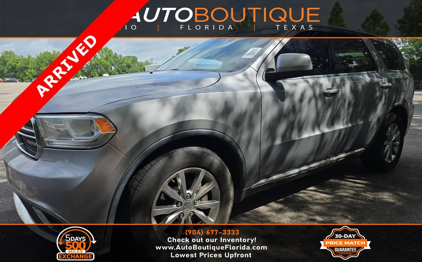 2018 Dodge Durango SXT — SUV — 83,153 mi — Jacksonville, FL