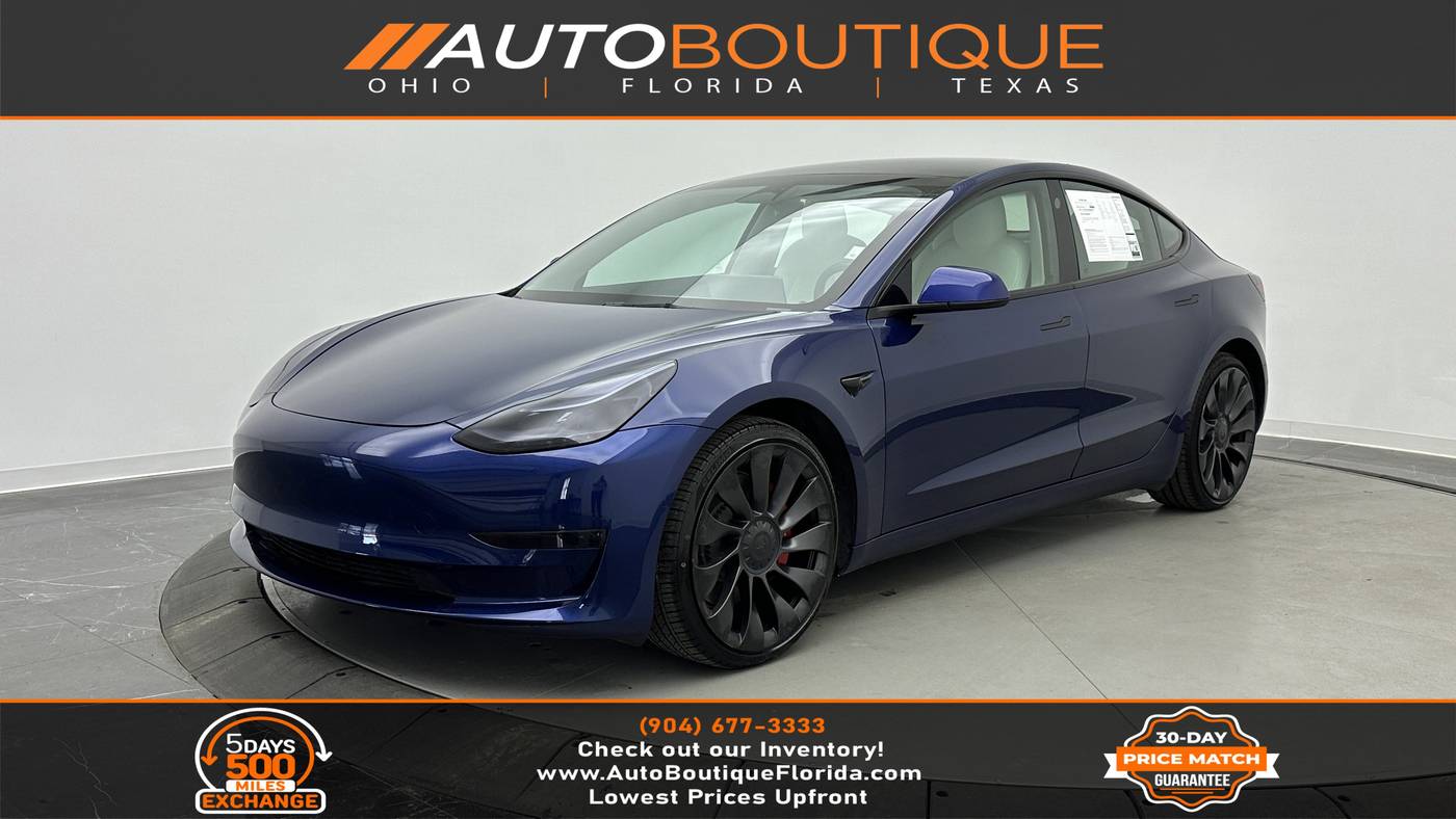 2022 Tesla Model 3 Performance — Sedan — 43,724 mi — Jacksonville, FL