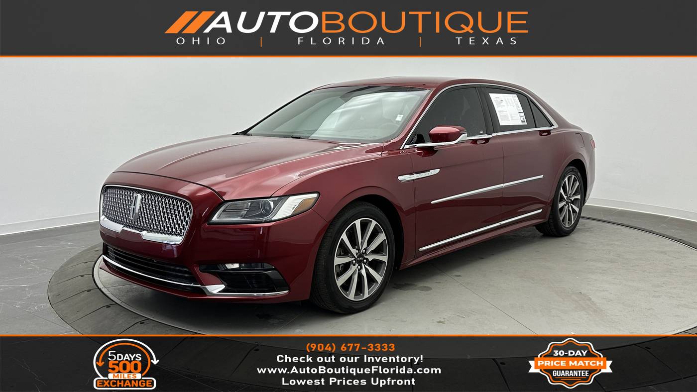 2018 Lincoln Continental Premiere — Sedan — 44,250 mi — Jacksonville, FL
