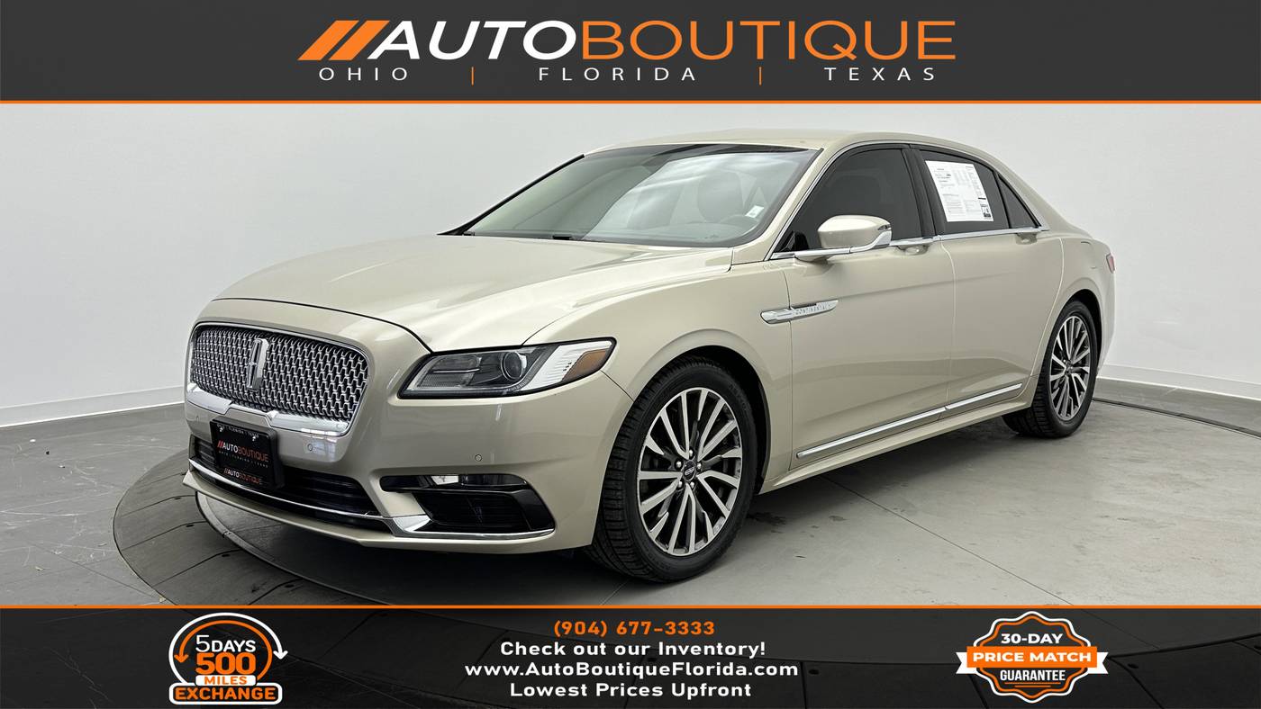 2017 Lincoln Continental Select — Sedan — 45,726 mi — Jacksonville, FL