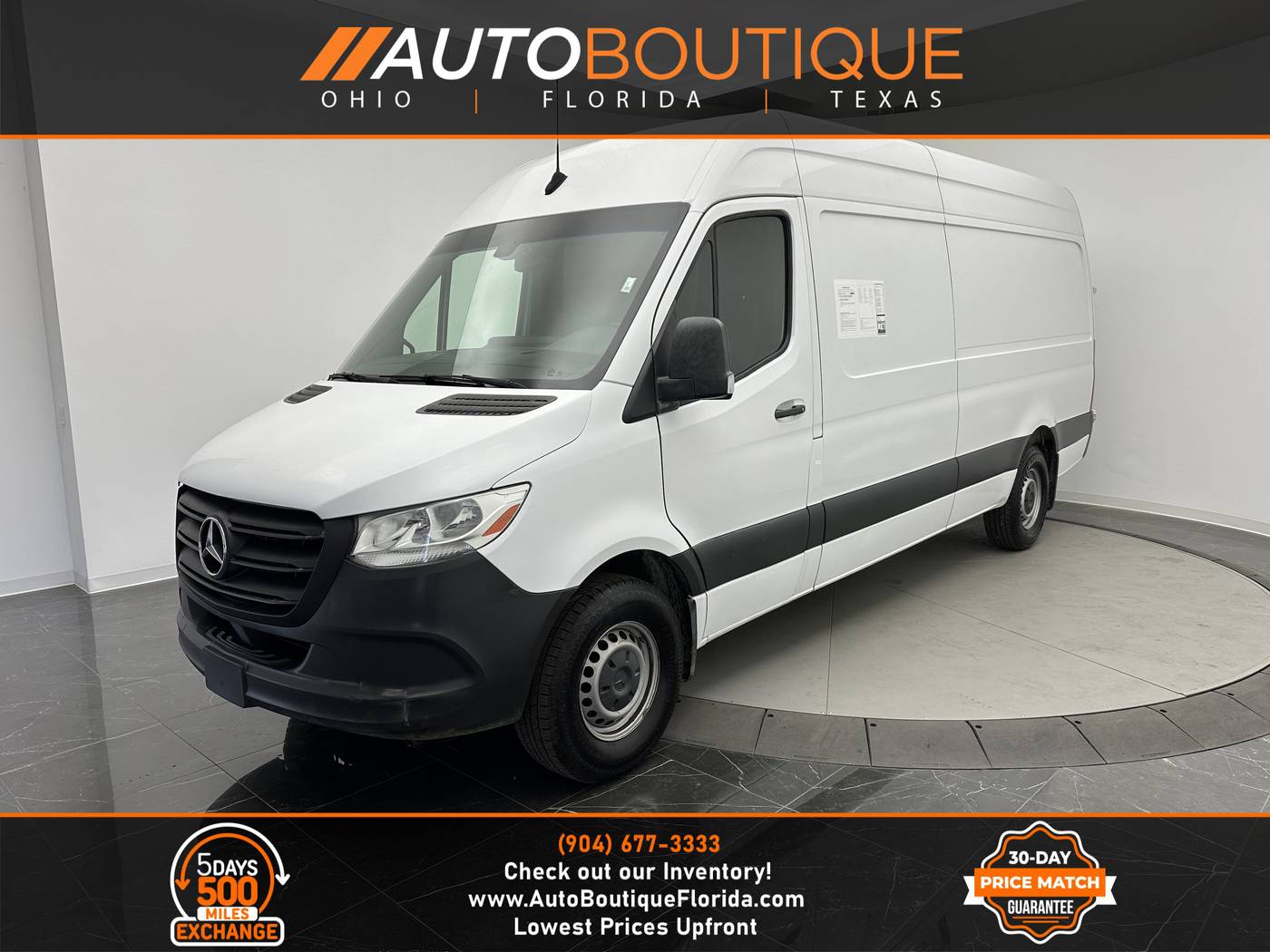2022 Mercedes-Benz Sprinter Cargo Van 2500 — Cargo Van — 47,225 mi — Jacksonville, FL