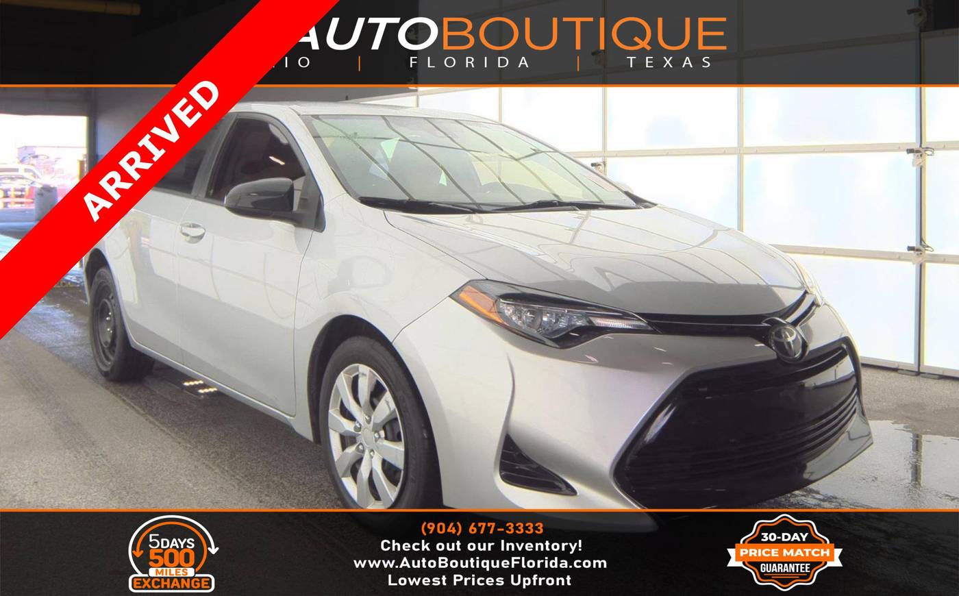 2017 Toyota Corolla LE — Sedan — 88,535 mi — Jacksonville, FL