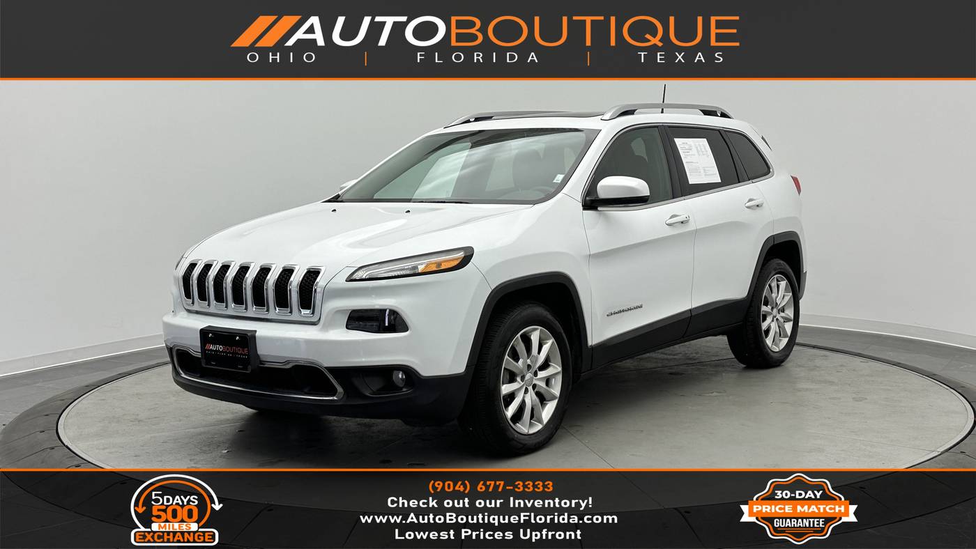 2016 Jeep Cherokee Limited — SUV — 88,017 mi — Jacksonville, FL