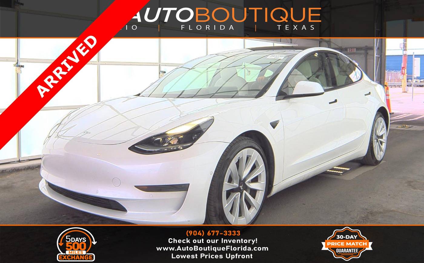 2021 Tesla Model 3 Standard Range Plus — Sedan — 47,167 mi — Jacksonville, FL