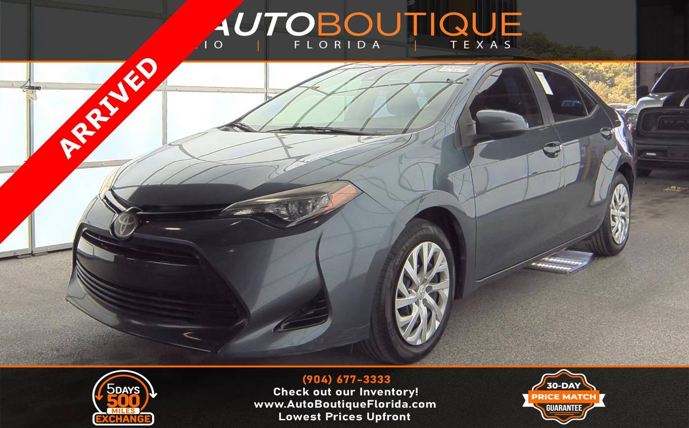 2018 Toyota Corolla LE — Sedan — 109,491 mi — Jacksonville, FL