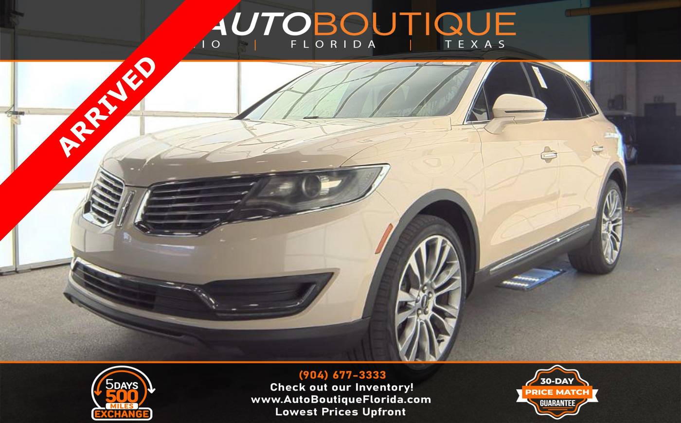 2018 Lincoln MKX Reserve — SUV — 85,868 mi — Jacksonville, FL