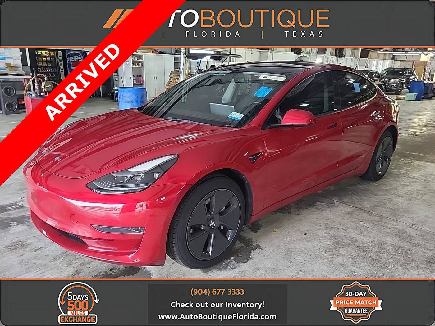 2022 Tesla Model 3 Standard Range Plus — Sedan — 49,127 mi — Jacksonville, FL