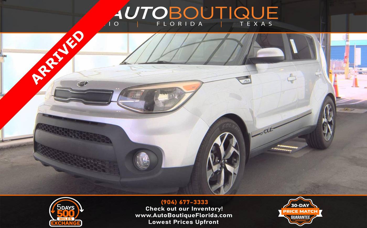 2019 Kia Soul Base — Hatchback — 72,097 mi — Jacksonville, FL