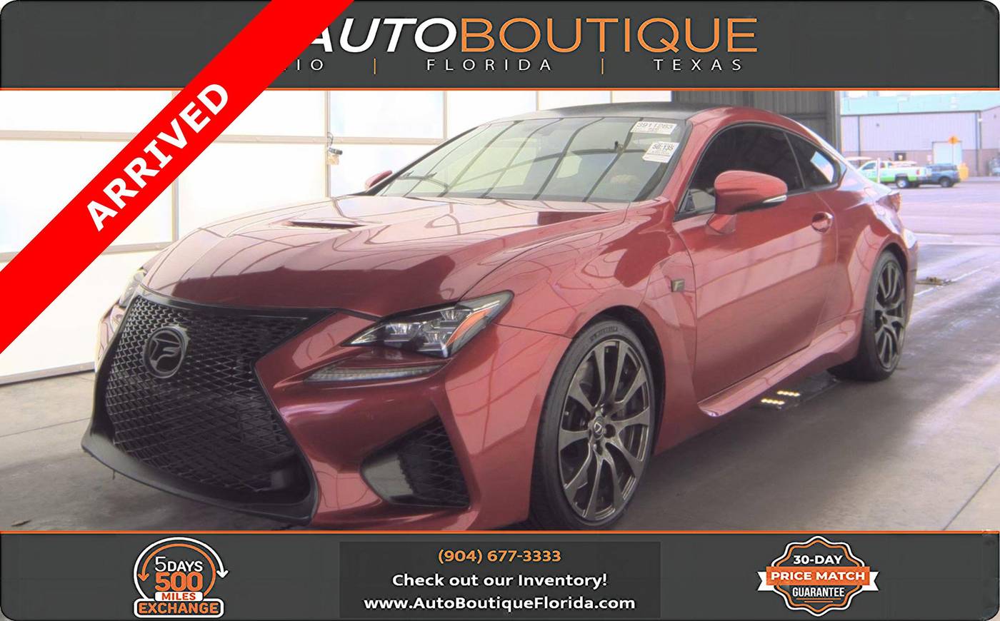 2015 Lexus RC RC F — Coupe — 89,029 mi — Jacksonville, FL
