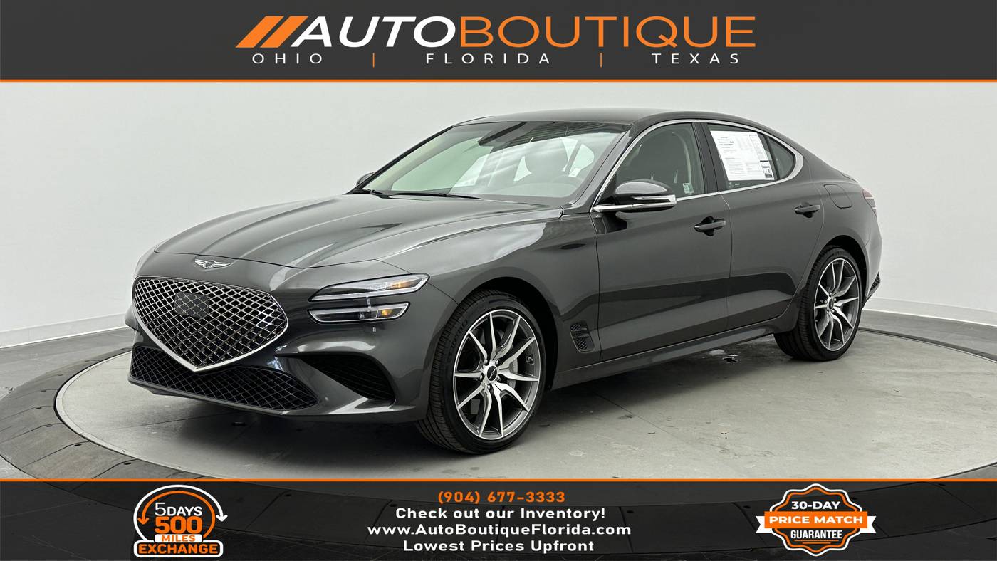 2025 Genesis G70 2.5T — Sedan — 9,100 mi — Jacksonville, FL