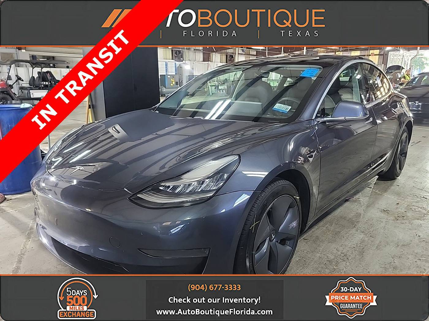 2020 Tesla Model 3 Standard Range Plus — Sedan — 48,559 mi — Jacksonville, FL